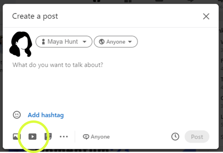 Add video to LinkedIn post